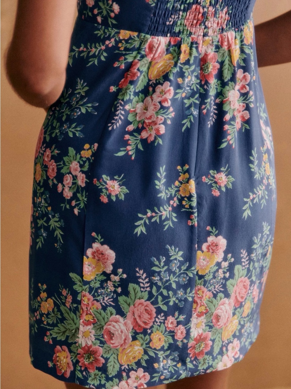Sezane NWT Dorothe Silk Floral Mini Dress - Picture 8 of 11